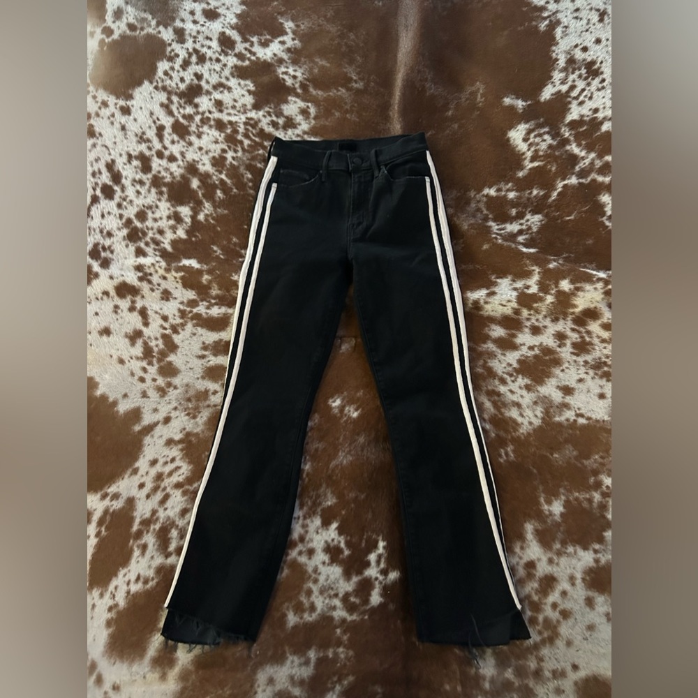 MOTHER Guilty Racer Crops - Picture 2 of 5